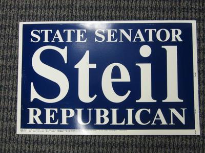 Yard Sign, State Senator, Steil, Republican