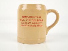 Mug, Shaving, Alt. Heidelberg Gustav Appelt