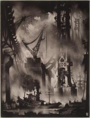 Print, 'The Bridge And The Storm - State X (Final; Edition State); 63/100' (10 Of 10)