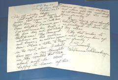 Letter, Reproduction, Congratulations From Wilamena Schoonberger, Central High School Chemistry Teacher Of Roger B. Chaffee, Roger B. Chaffee Archive Collection #6