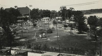 Photograph, Overhead Of Ramona Park Miniature Golf Course