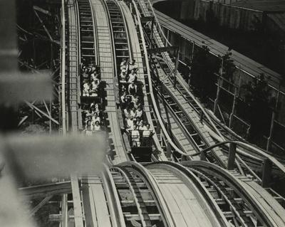 Photograph, Close View Of Derby Racer Rollercoaster