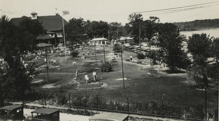 Photograph, Overhead Of Ramona Park Miniature Golf Course