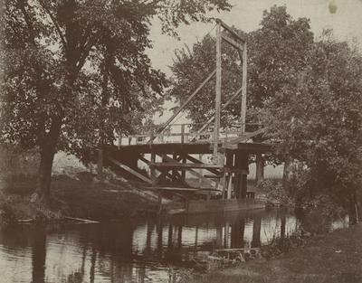 Photograph, Canal Bridge At Reed's Lake