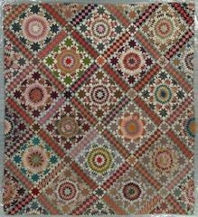 Pieced Quilt, Stars Upon Stars