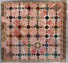 Pieced Quilt, Nine Patch Variation