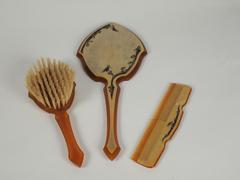 Dresser Set (hairbrush, Comb, Mirror - 3 Pcs.)