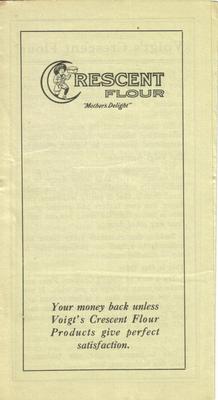 Booklet, 'crescent Flour'