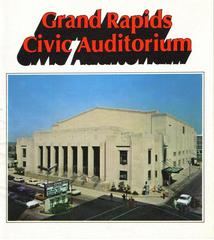 Brochure, 'grand Rapids Civic Auditorium'