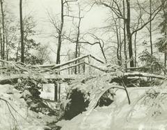 Photograph, Snow Covered Bridge