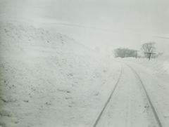 Photograph, Snowbanked Railtracks