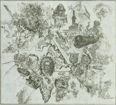 Print, 'King Solomon's Mine Fields (self-portrait) - State IV  (Final State) (Edition Of Two)'