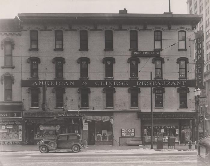 Photograph, American and Chinese Restaurant
