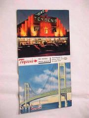 Postcard, Teysen's And The Mackinac Bridge