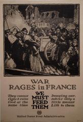Poster, War Wages In France