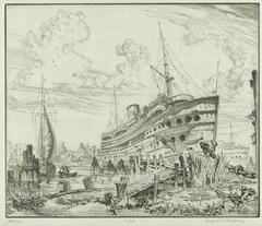 Print, 'death Of The Alabama - State Vii (final; Edition State);  46/50' (7 Of 7)