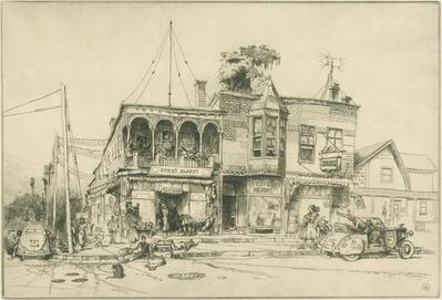Print, 'Corner Hangout - State IV' (4 Of 4)