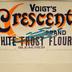 Flour Bag, Voigt's Cresent Brand White Frost Flour