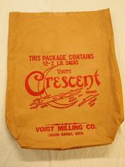 Flour Bag, Voigt's Crescent Brand