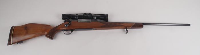 Weatherby Rifle with scope