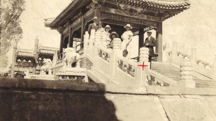 Photograph, Group On Marble Bridge