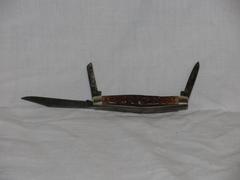 Camillus, Model 83 Stockman, three-bladed folding pocket knife