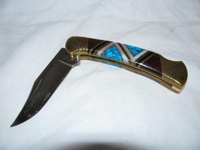 Buck Ranger Model lockback Pocket Knife by Dave Yellowhorse
