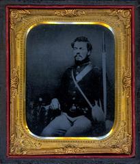 Cased Photograph, Unidentified Soldier