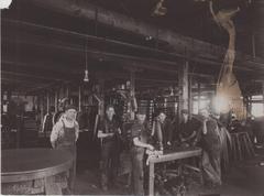Photograph, Hastings Table Company, Rubbing Department