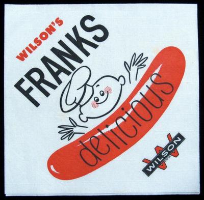 Napkin, Wilson's Franks