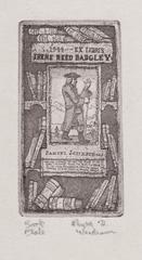 Print, 'badgley Bookplate - State Ii (final; Edition State)' (2 Of  2)