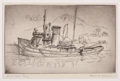 Print, 'grand Haven Quay - State Ii (final; Edition State)' (2 Of  2)