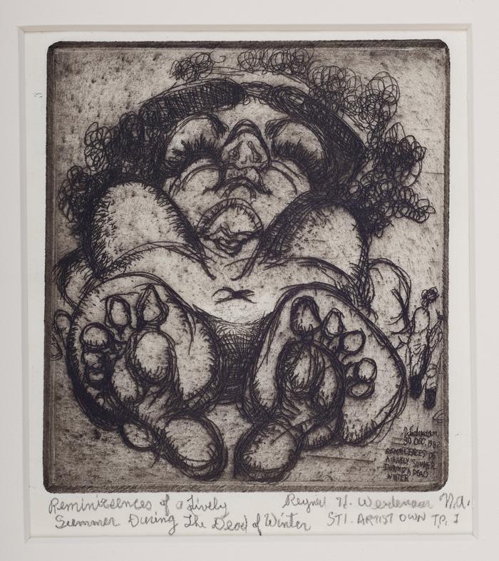 Print, 'reminiscences Of A Lively Summer During The Dead Of Winter  - State I (a.P. #1)' (1 Of 1)