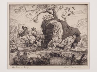 Print, 'The Road Is Rough - State V (Final; Edition State)' (5 Of 5)
