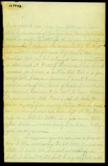 Civil War letter from Chauncey E. Metcalf 136th New York Infantry to Allen H. Church 105th New York Infantry