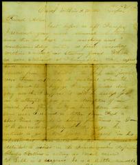Letter, Civil War, Lucien J. Smith To Allen Church