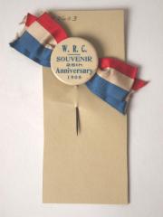 Button, Stickpin, W.R.C 25th Anniversary