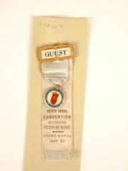 Souvenir Badge, Fourth Annual Convention...