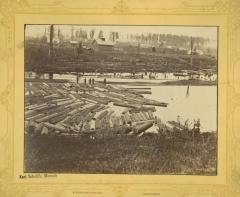Photograph, Booms and Logging in Greenville, Michigan