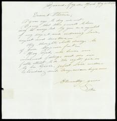 Letter, Sidney John Jansma To Theresa Jansma