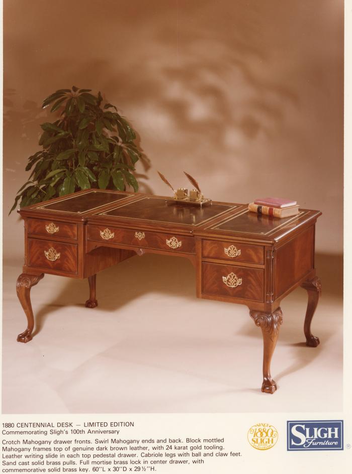 Catalog Advertisement Sligh Furniture, Sligh Antique Dresser