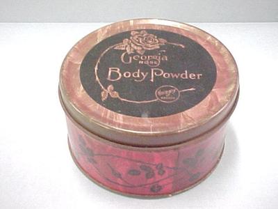 Georgia Rose Body Powder Tin