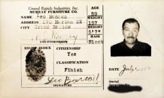 Identification Card, Leo Banach