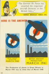 Postcard, Increased Aircraft Production