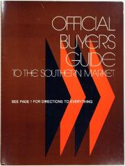 Trade Catalog, Official Buyers Guide to the Southern Market