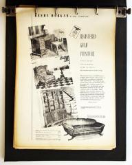 Scrapbook, Furniture Advertisements by the Grand Rapids Furniture Makers Guild