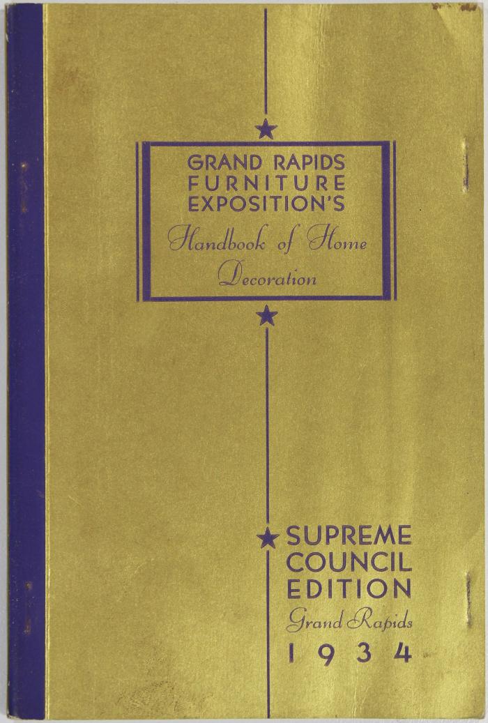 Booklet, Handbook of Home Decoration, Supreme Council Edition