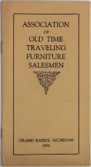 Booklet, Association of Old Time Traveling Furniture Salesmen