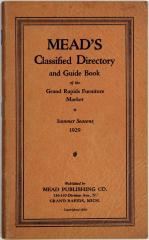 Booklet, Mead's Classified Directory and Guide Book of the Grand Rapids Furniture Market