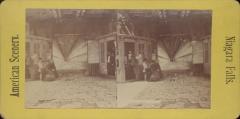 Stereoview, Suspension Bridge Interior